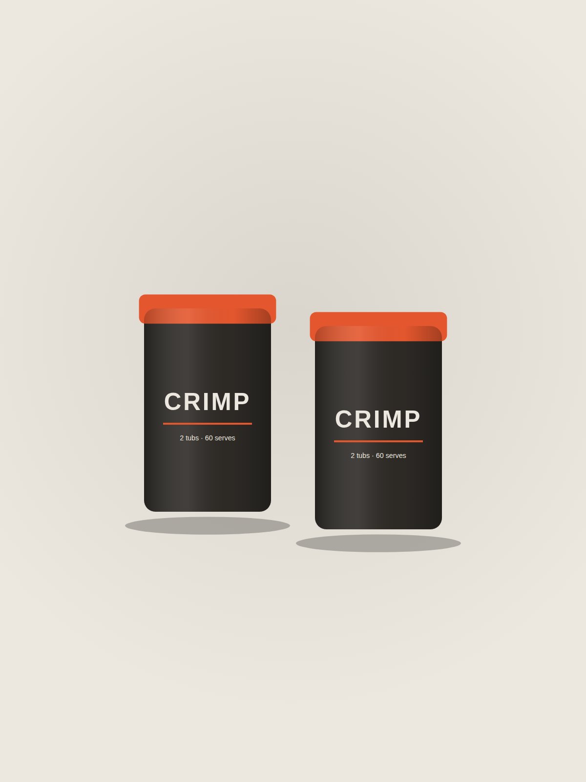 Crimp: 2 tubs, 60 serves